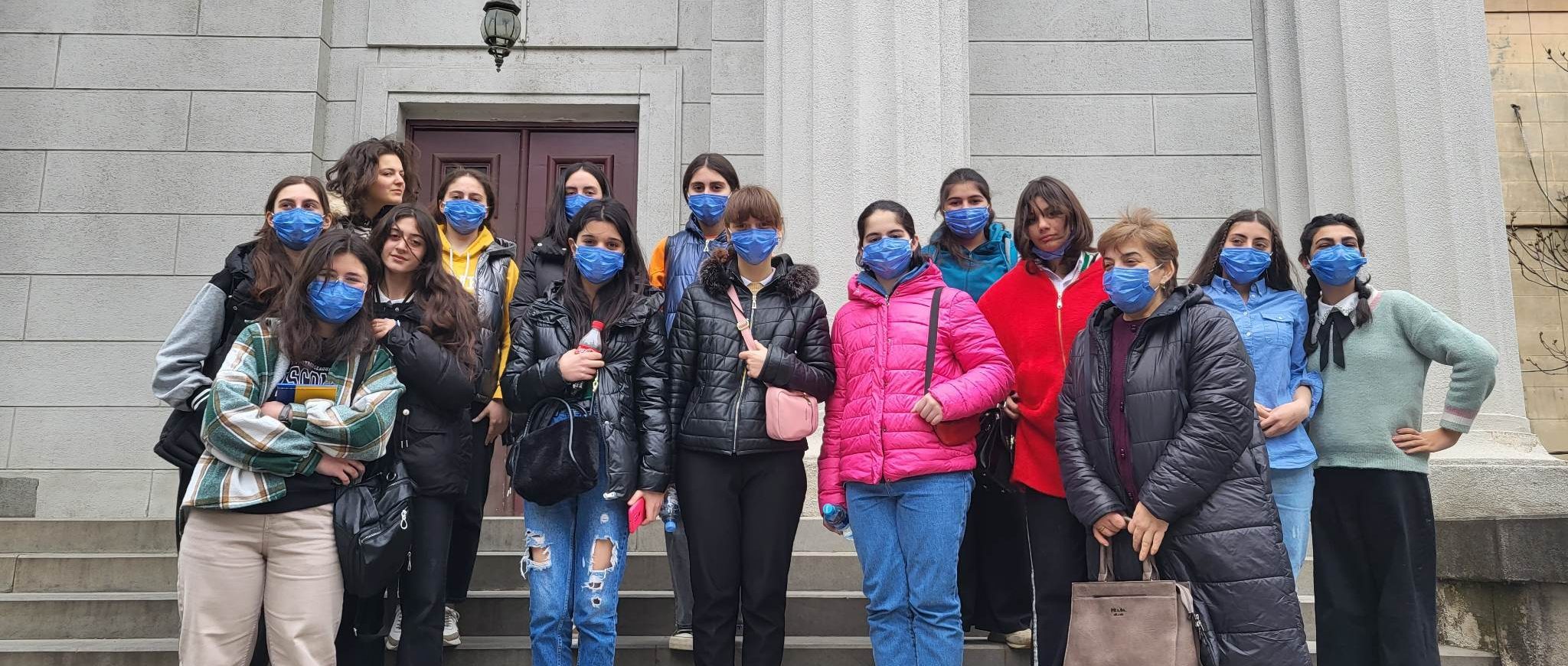 Within the framework of the Program "Open the door to Science" the students of the second public school of Martkopi visited the G. Eliava Institute of Bacteriophages, Microbiology and Virology